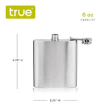 Trueflask 6 oz Stainless Steel Flask