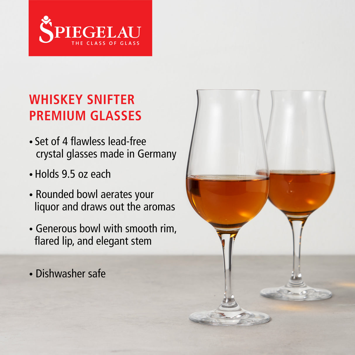 Whiskey Snifter Premium, Set of 4