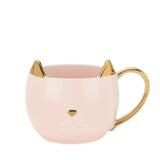 Chloe Cat Mug in Pink