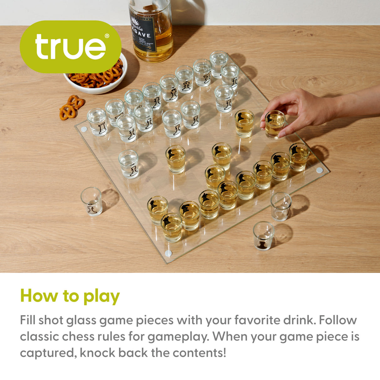 Blitz Shot Glass Chess Drinking Game