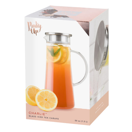 Charlie Glass Iced Tea Carafe