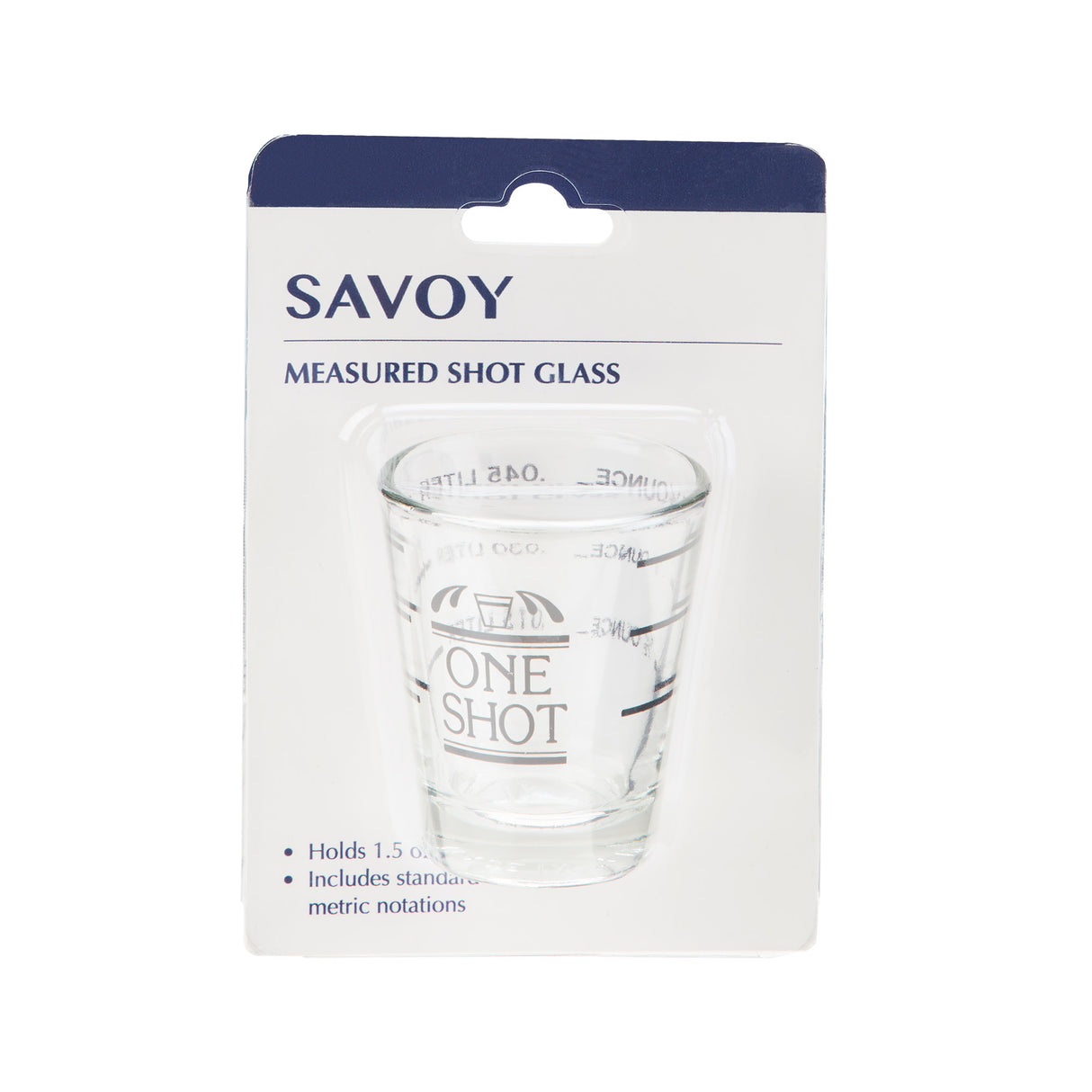 Savoy 1.5 oz Measured Shot Glass