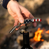 American Flag Corkscrew