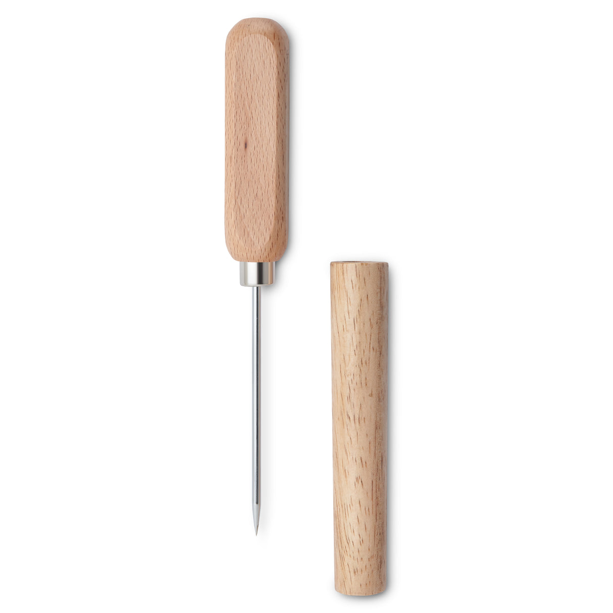 Spike Ice Pick with Wood Handle & Sheath