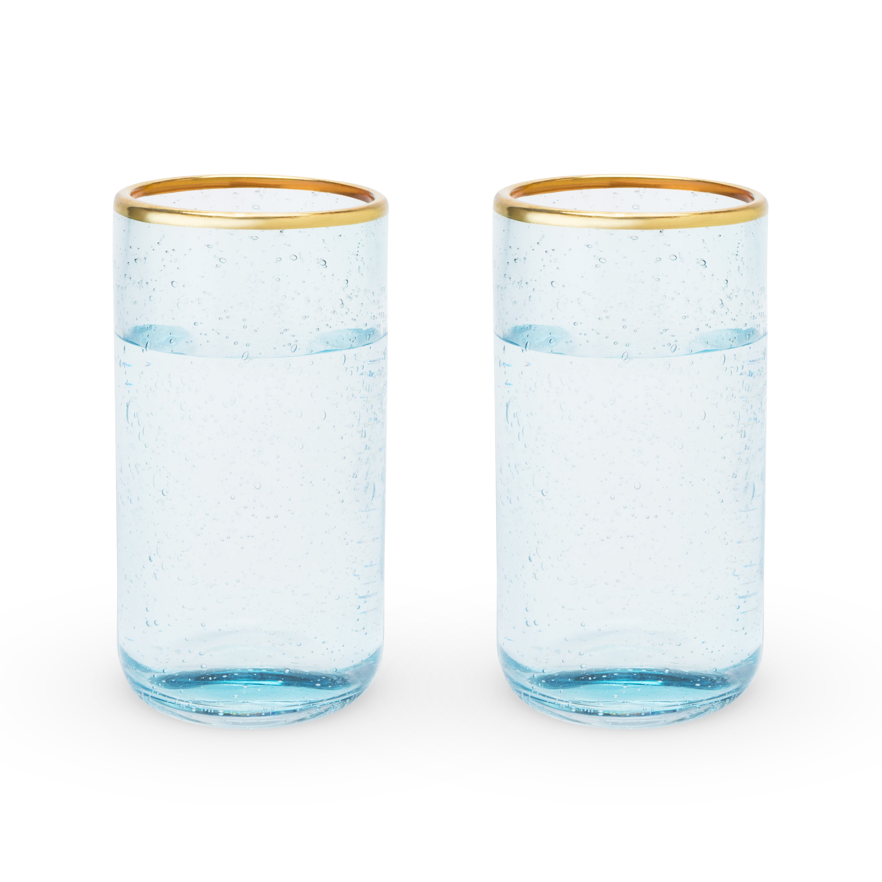 Bubble Glass Tumblers, Set of 2