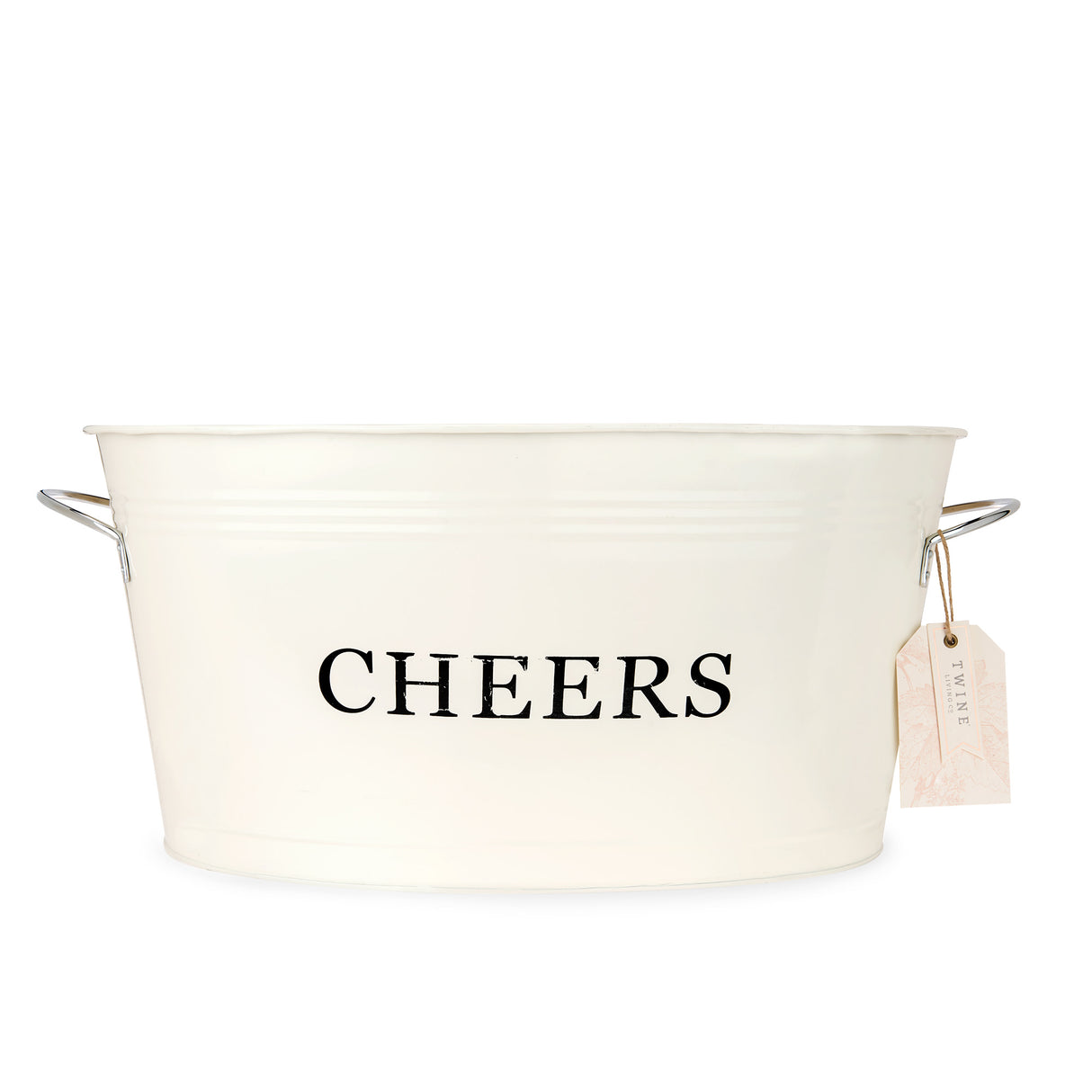 Cheers Galvanized Metal Beverage Tub