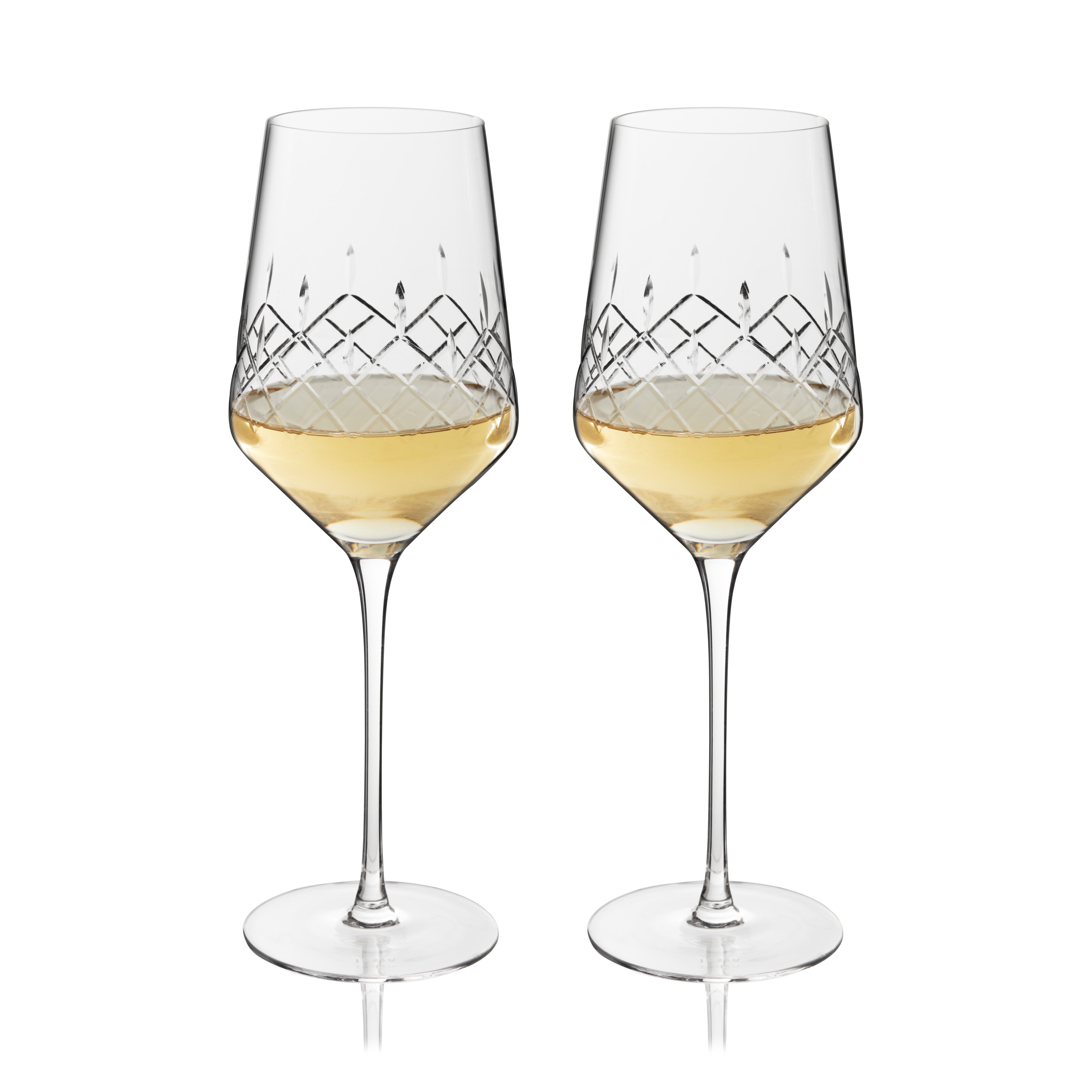 Admiral Crystal Universal Wine Glasses, Set of 2 - Thumbnail 2