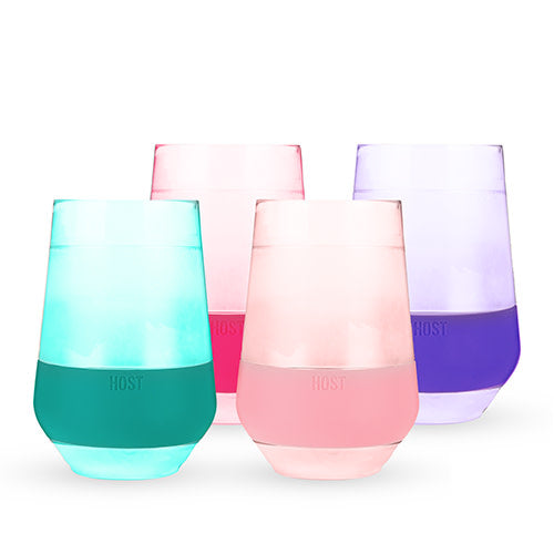 Wine FREEZE XL Cooling Cup in Tinted, Set of 4