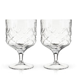 Admiral Crystal Stemmed Cocktail Glasses, Set of 2