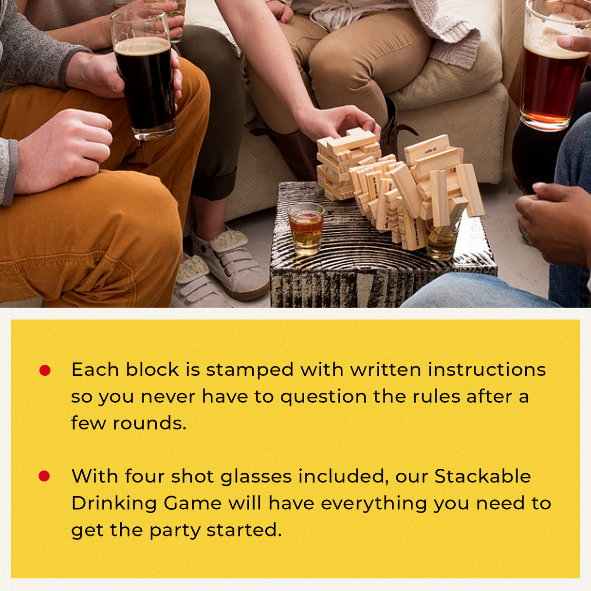 Savoy Stackable Drinking Game