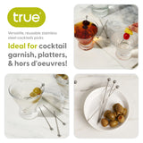 Rockwood Stainless Steel Cocktail Picks, Set of 6