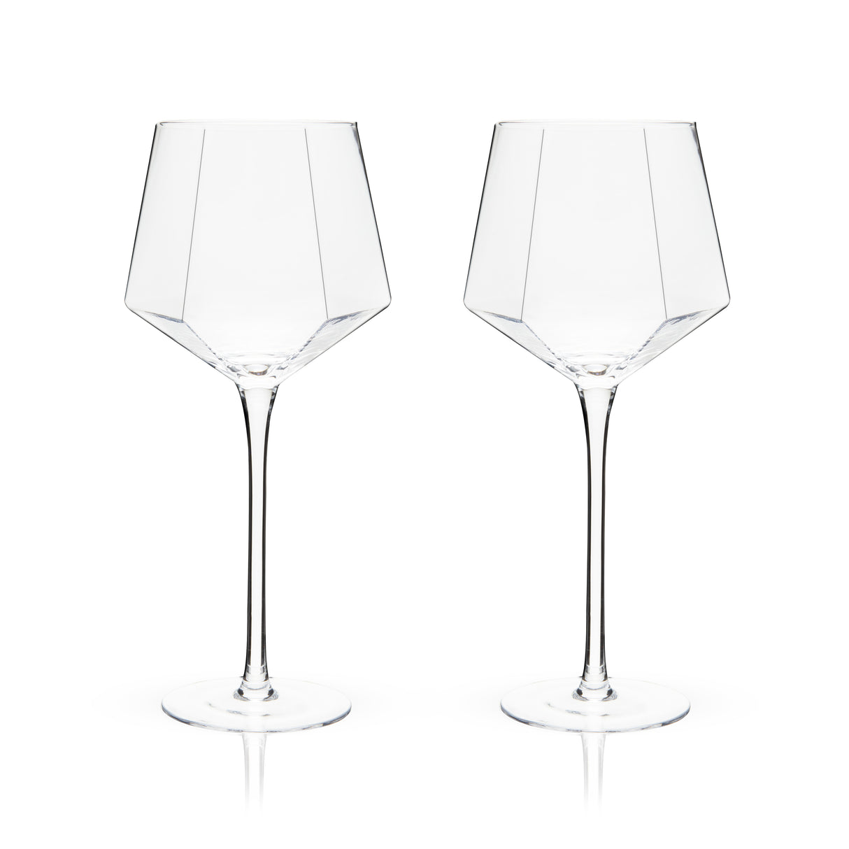 Seneca Crystal Wine Glasses, Set of 2