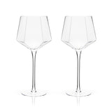 Seneca Crystal Wine Glasses, Set of 2