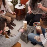 Stack Stacking Blocks Drinking Game with Shot Glasses