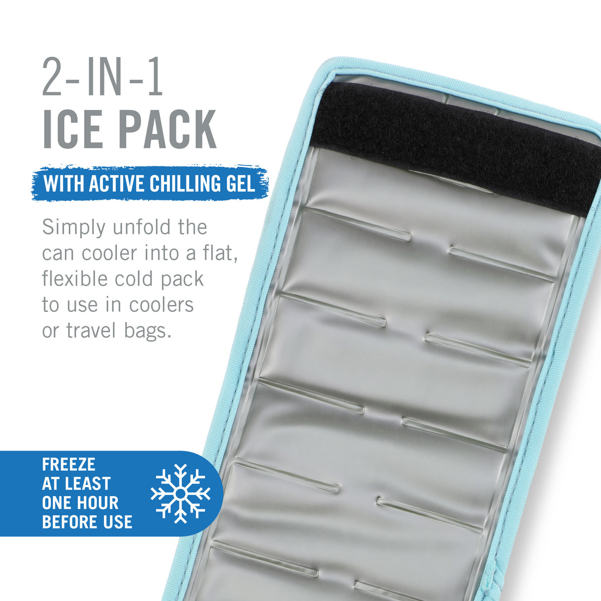 Insta-Chill Standard Can Sleeve in Ice