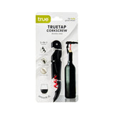 Truetap Waiter's Corkscrew in Matte Black & Red