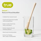 Smash Natural Wood Muddler