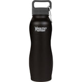 The Curve Water Bottle in Pure Black, 21 oz