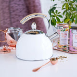 Presley Tea Kettle in White