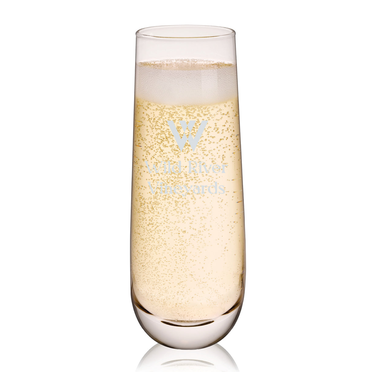 Stemless Champagne Flutes, Set of 4