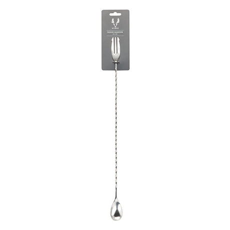 Harrison Trident Bar Spoon in Stainless Steel