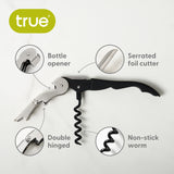 Truetap Waiter's Corkscrew in Soft-Touch Black