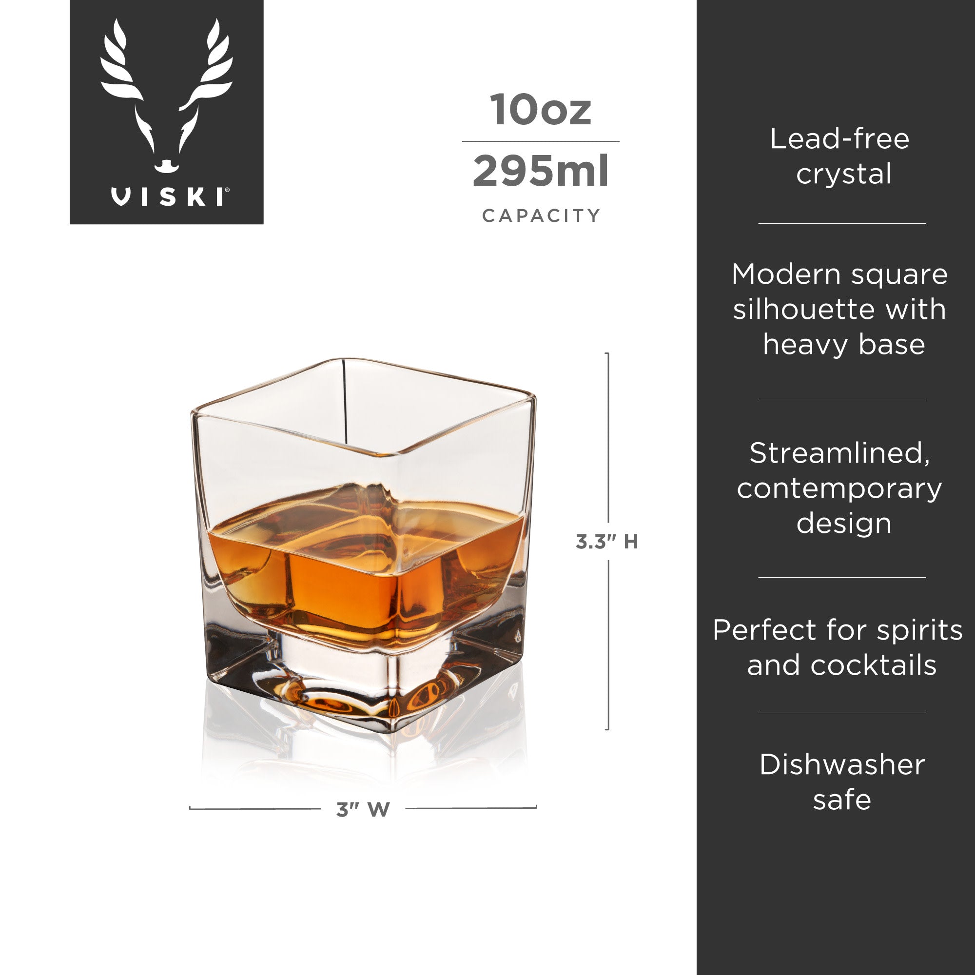 Viski Braque Rocks Glasses - Thumbnail 4
