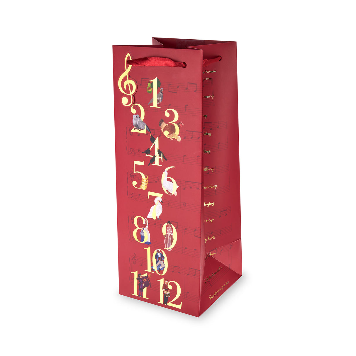 12 Days of Christmas 1.5L Bottle Wine Bag