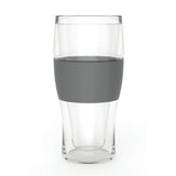 Beer FREEZE Cooling Cup in Gray, Set of 2