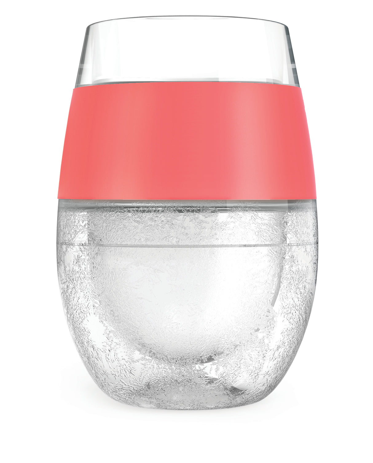 Wine FREEZE Cooling Cup in Coral, Set of 2