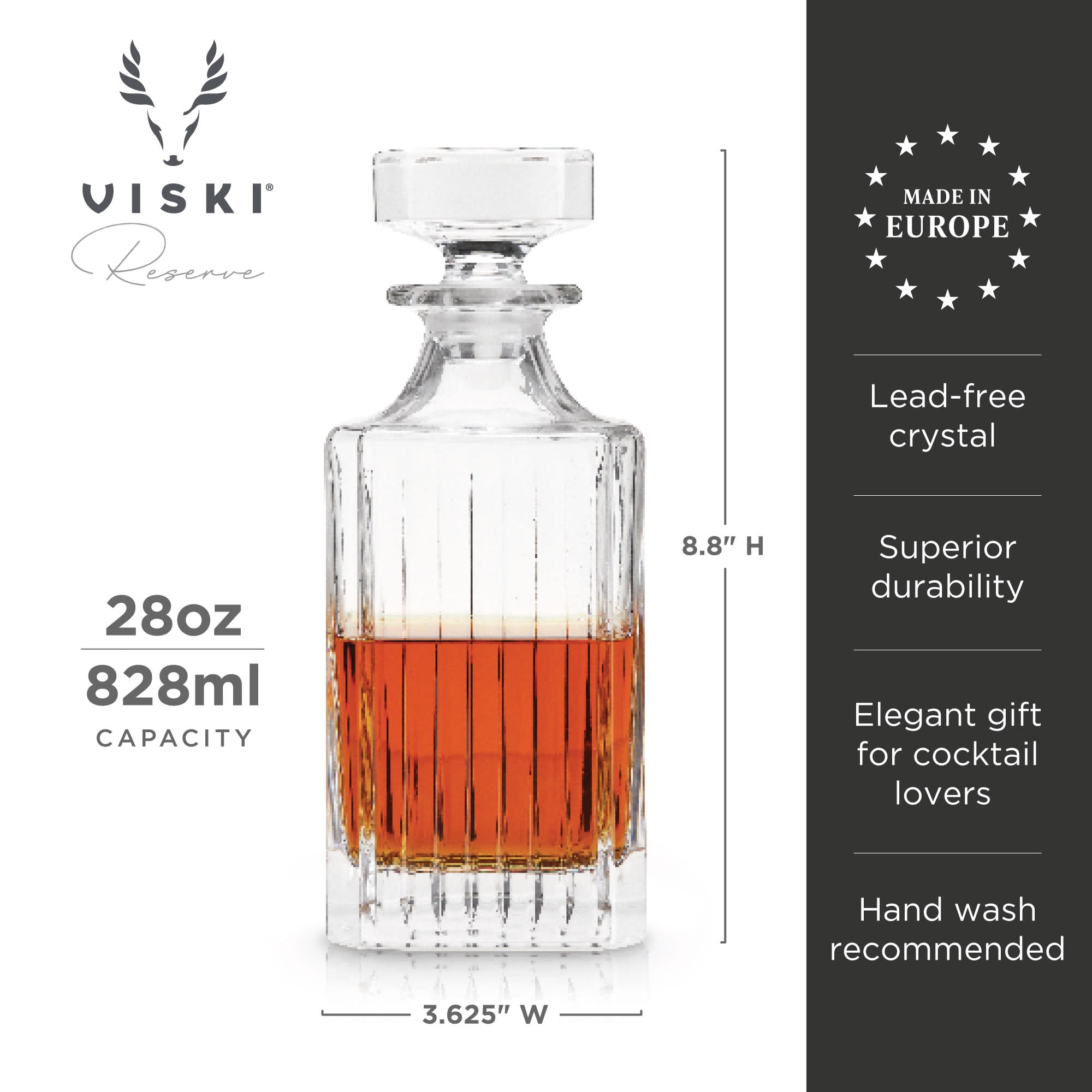 Reserve Crystal Liquor Decanter - Thumbnail 3