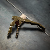 Belmont Signature Double Hinged Corkscrew in Gold