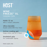 Wine FREEZE XL Cooling Cup in Vivid Colors, CDU 12ct