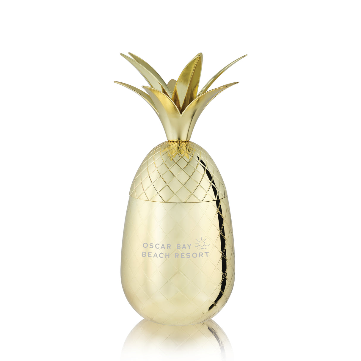 Pacific Pineapple Tumbler in Gold