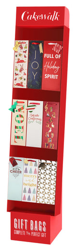 Holiday Wine Bag Shipper, Floor Display 150ct