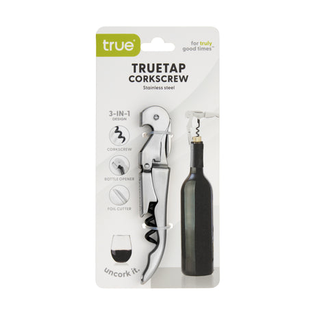 Truetap Waiter's Corkscrew in Stainless Steel