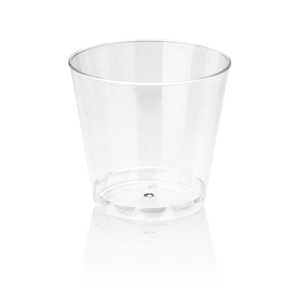 Party 1 oz Plastic Shot Glasses in Clear, Set of 50