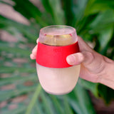 Wine FREEZE Cooling Cup in Red Glitter