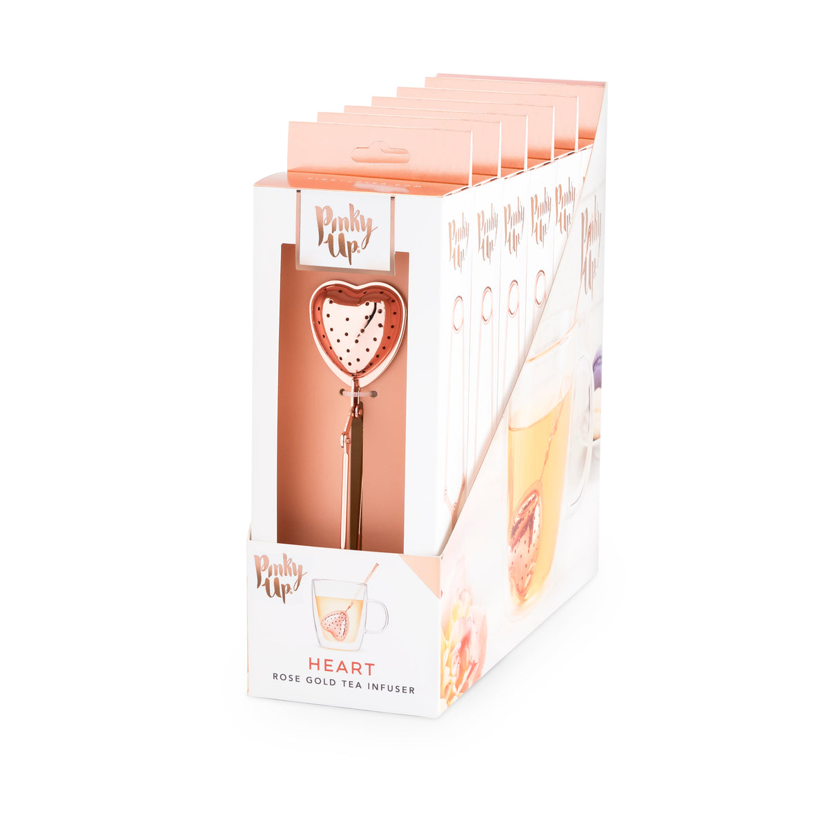 Heart Tea Infuser in Rose Gold