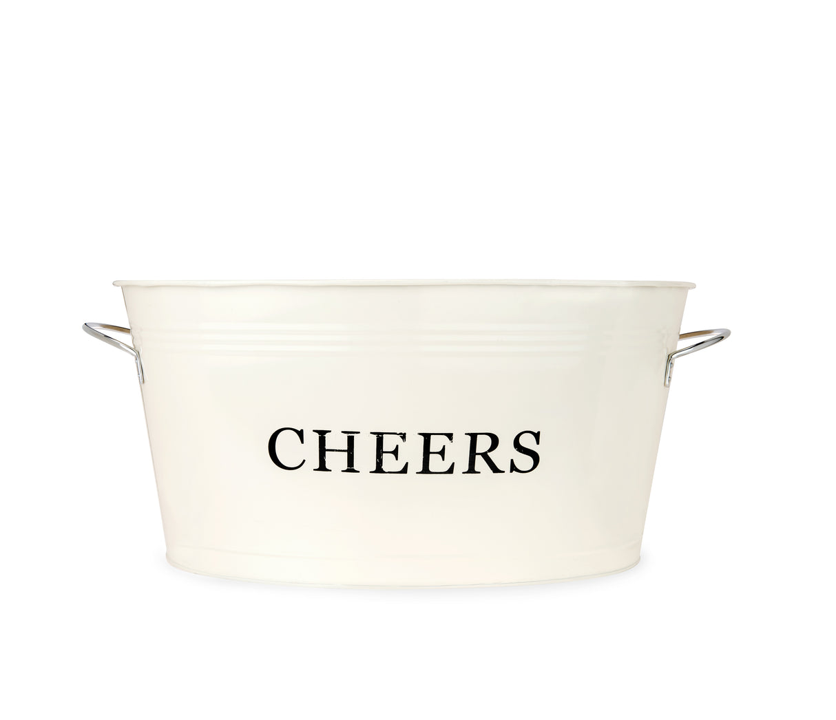 Cheers Galvanized Metal Beverage Tub