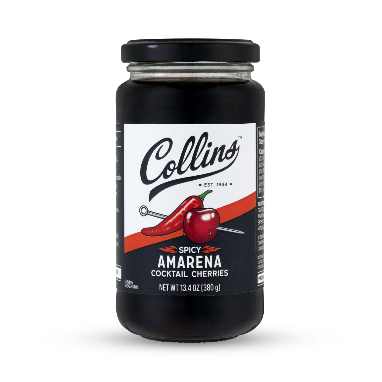 Spicy Amarena Cherries, 13.4 oz