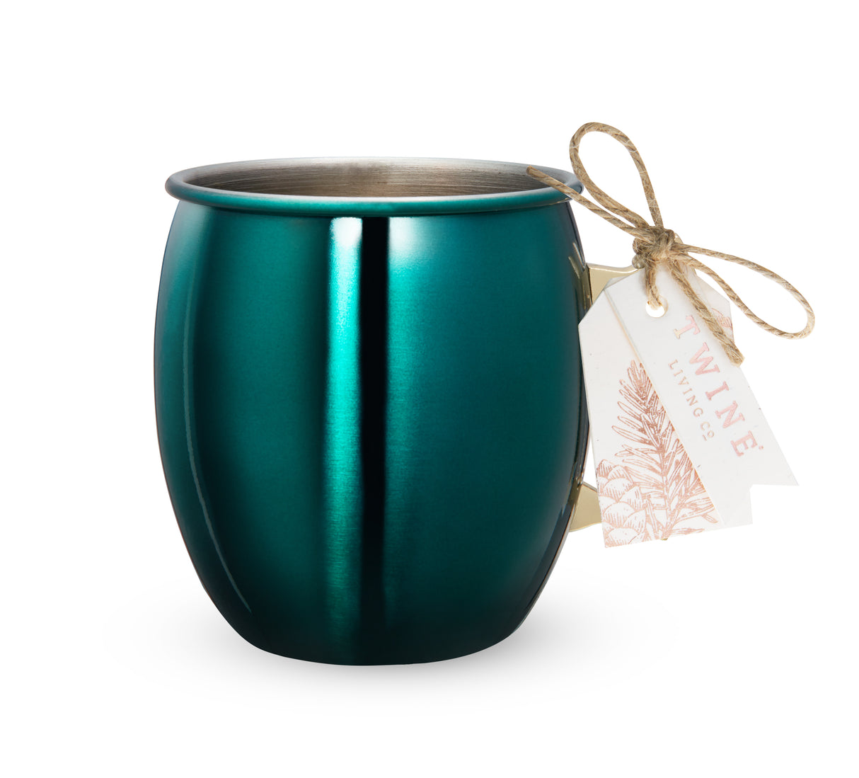 Moscow Mule Mug in Emerald Green