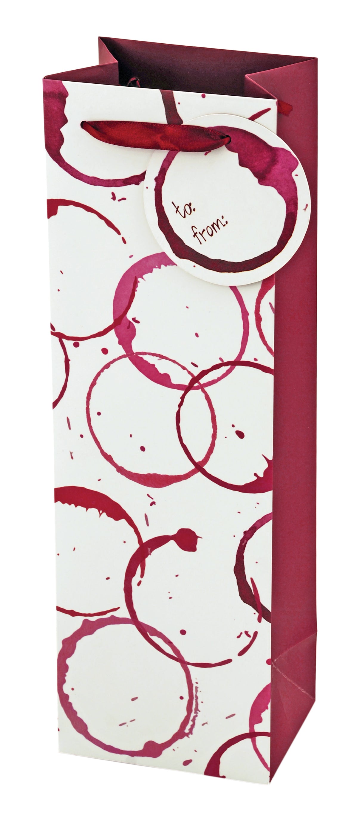 Wine Stain Single Bottle Wine Bag