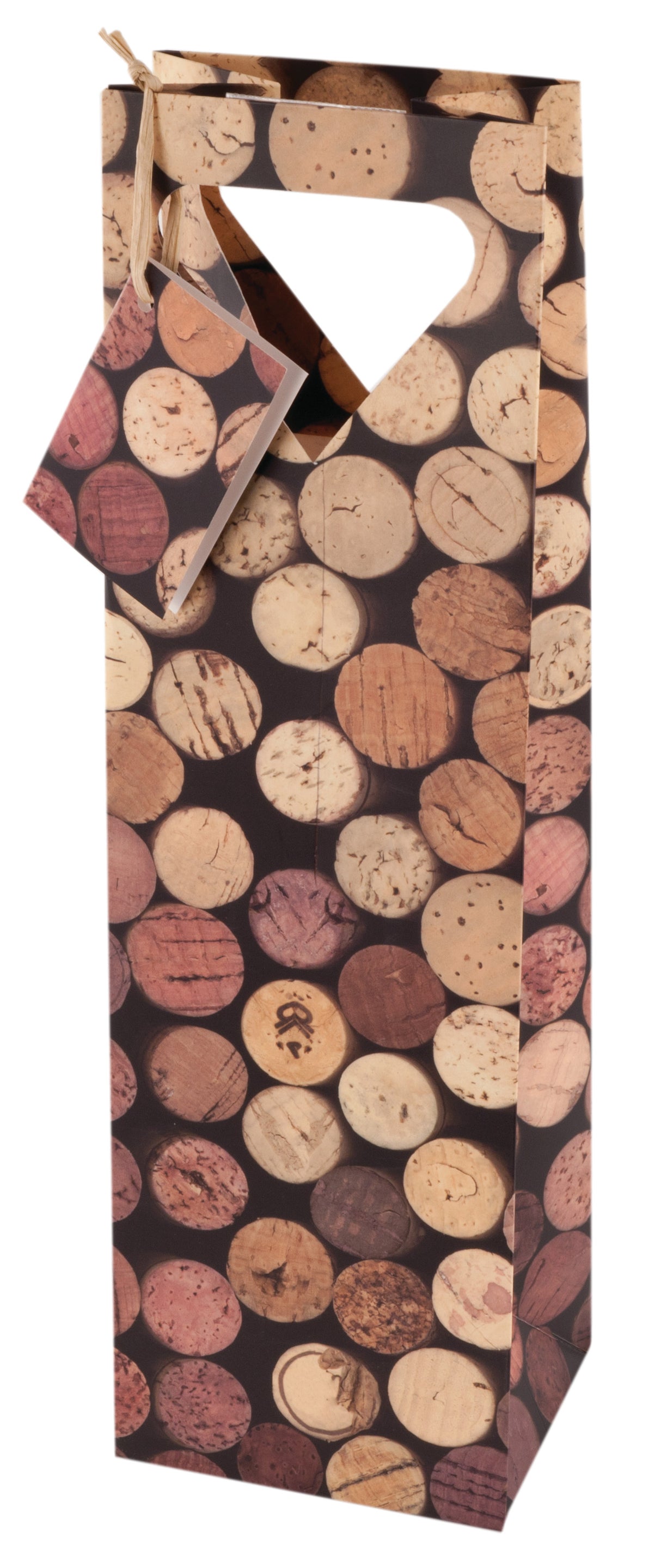 Corks Single Bottle Wine Bag