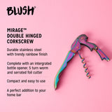 Mirage Rainbow Double-Hinged Corkscrew