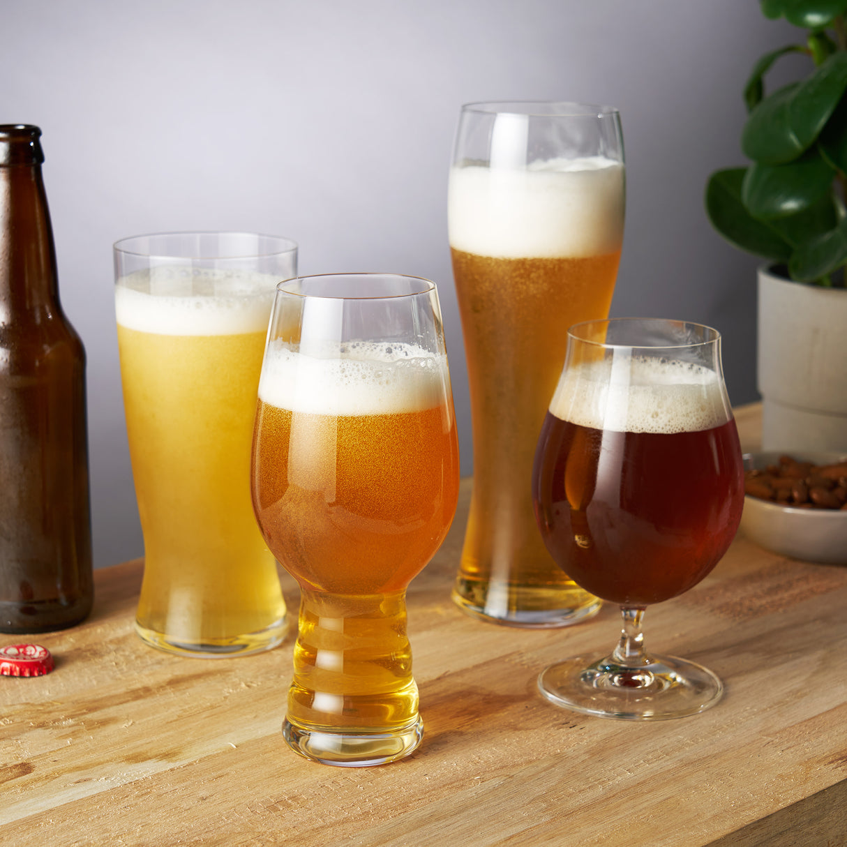 Classic Beer Tasting Glass Kit, Set of 4