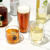 Double Walled Pint Glasses, Set of 2