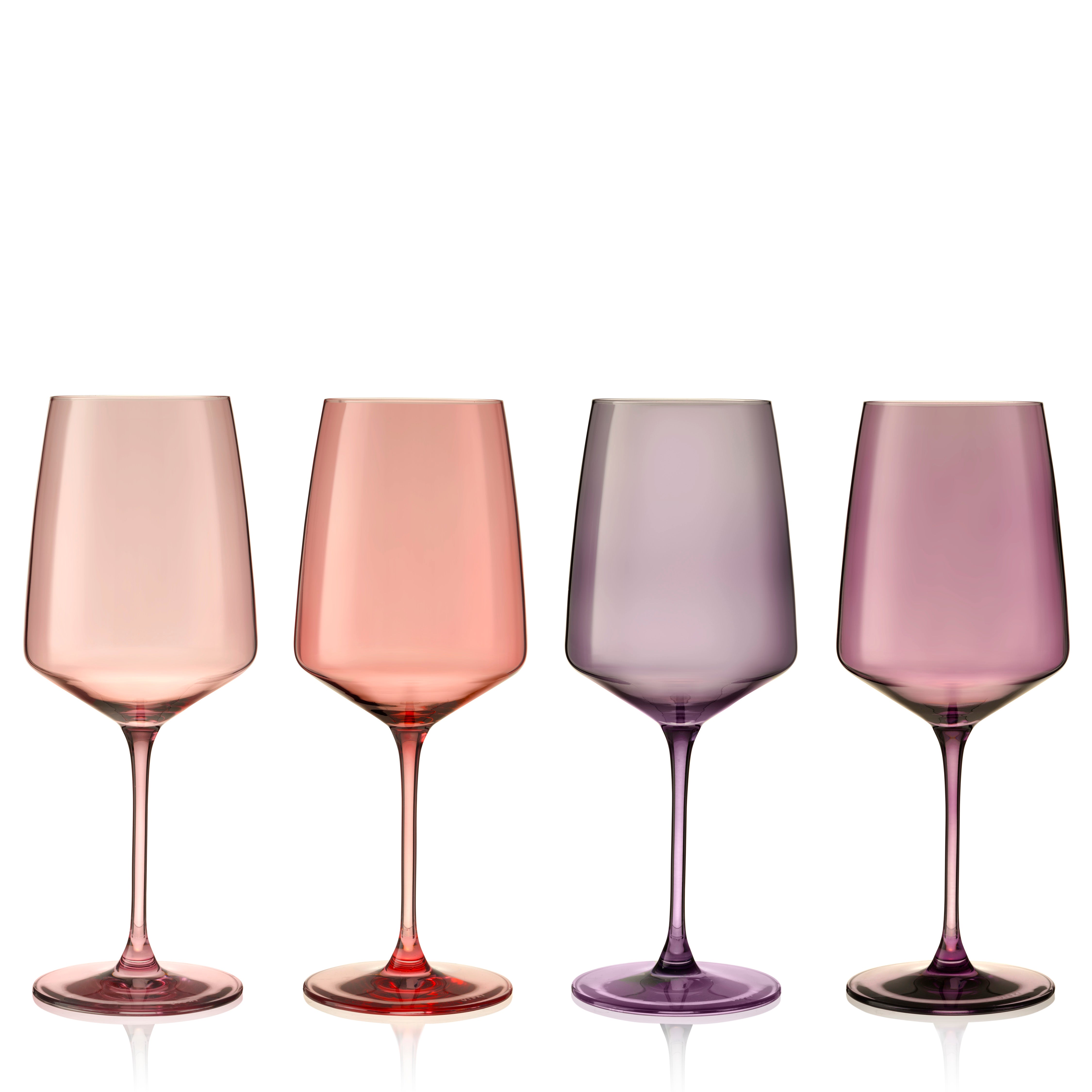 Reserve Nouveau Crystal Wine Glasses in Moonrise, Set of 4 - Thumbnail 3