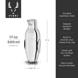 Irving Penguin Cocktail Shaker in Stainless Steel