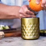 Paragon Stainless Steel Rocks Tumbler in Gold